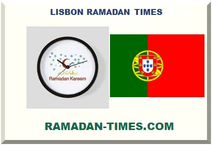 LISBON RAMADAN TIMETABLE 2027 