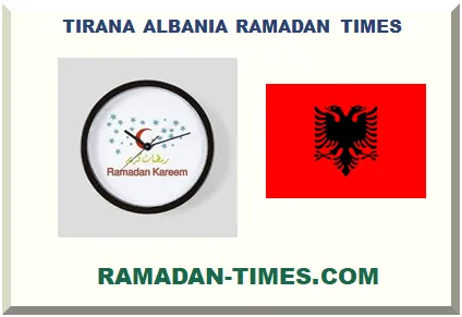 TIRANA ALBANIA RAMADAN TIMETABLE 2027 