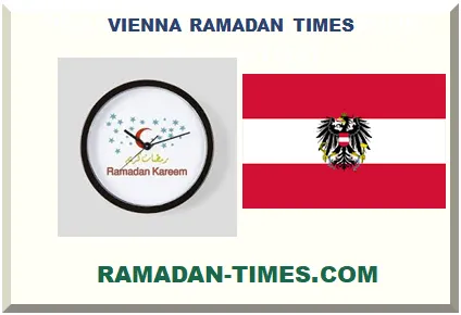 VIENNA RAMADAN TIMETABLE 2027 